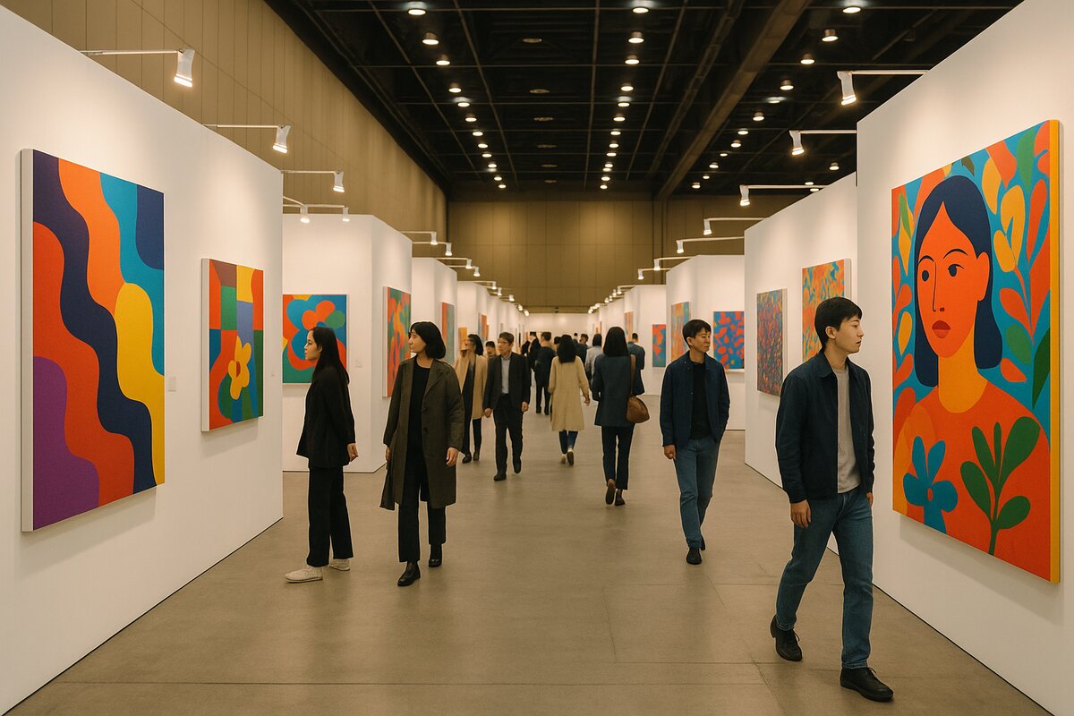 2026 울산국제아트페어 전시장 풍경